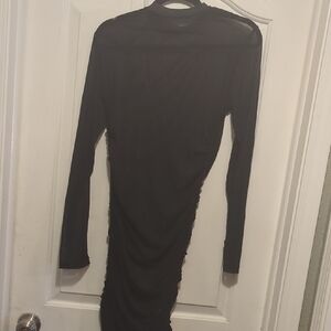 Source Unknown Elegant Black Long Sleeve Dress